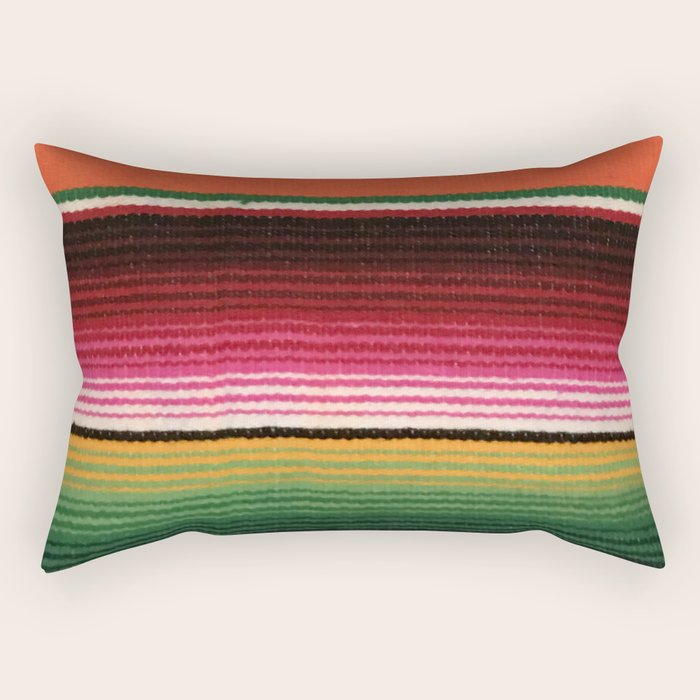 BEAUTIFUL MEXICAN SERAPE Rectangular Pillow Gallery Image 2