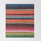 BEAUTIFUL MEXICAN SERAPE Throw Blanket Gallery Image 2