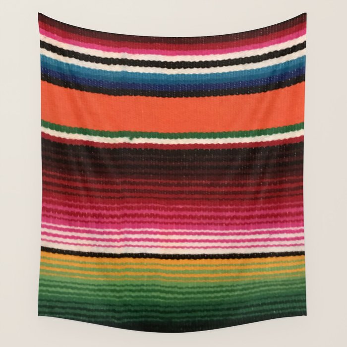BEAUTIFUL MEXICAN SERAPE Wall Tapestry Gallery Image 1
