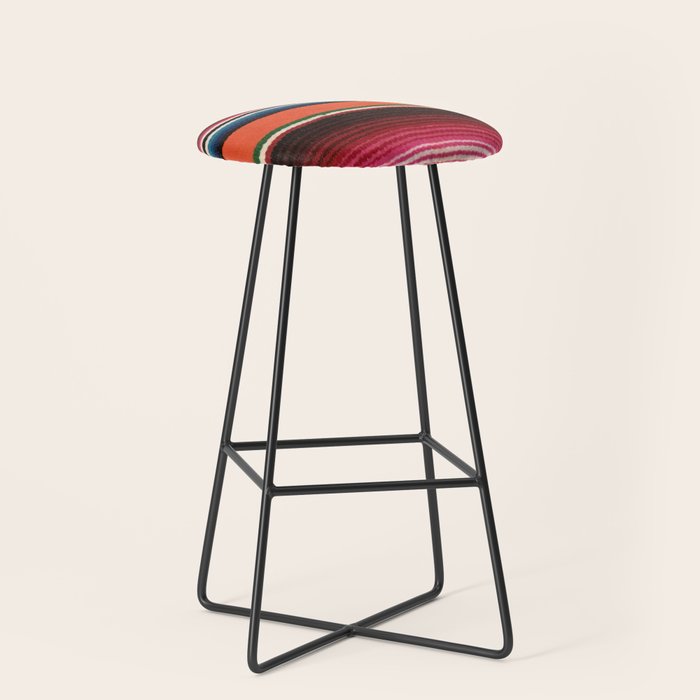 BEAUTIFUL MEXICAN SERAPE Stool Gallery Image 1