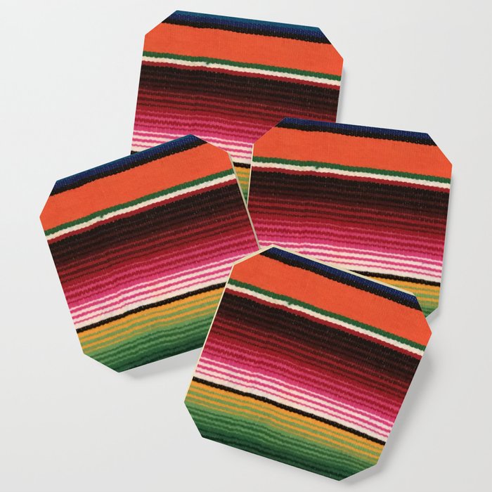 BEAUTIFUL MEXICAN SERAPE Coaster Gallery Image 1