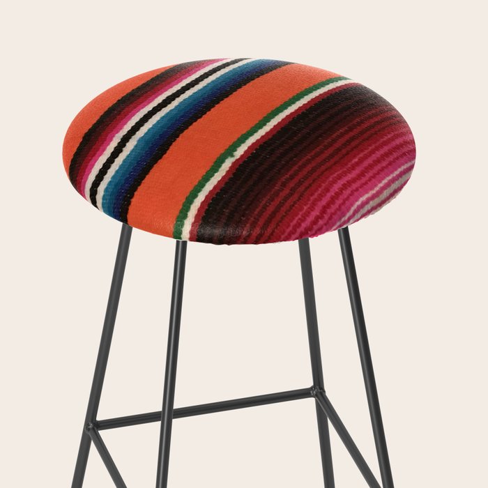 BEAUTIFUL MEXICAN SERAPE Stool Gallery Image 2