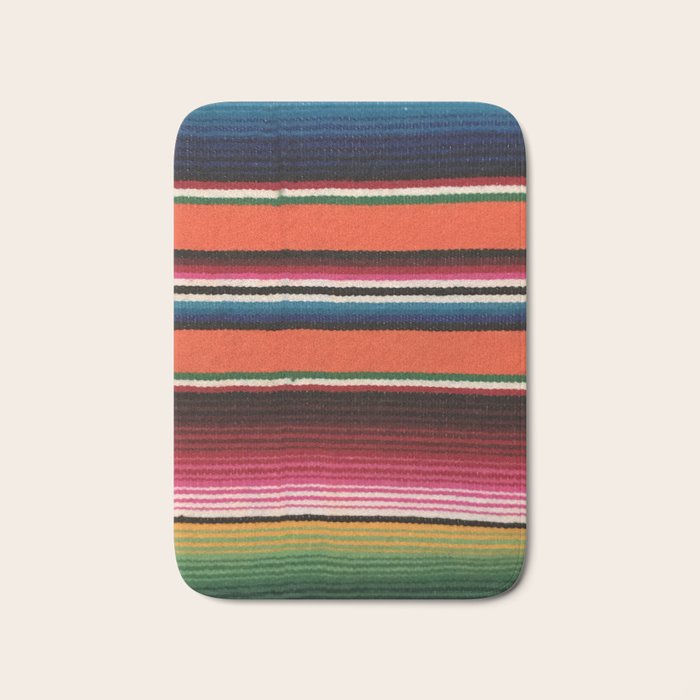 BEAUTIFUL MEXICAN SERAPE Bath Mat Gallery Image 1