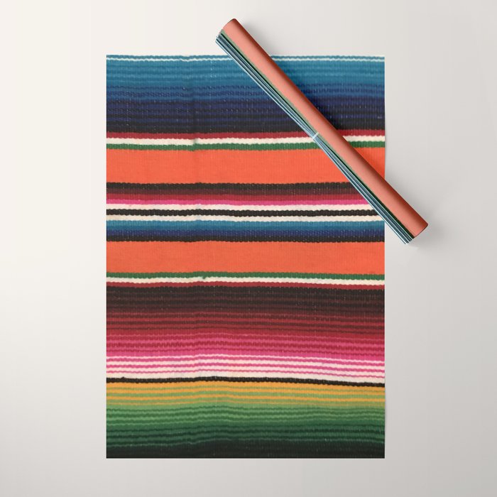 BEAUTIFUL MEXICAN SERAPE Wrapping Paper Gallery Image 1