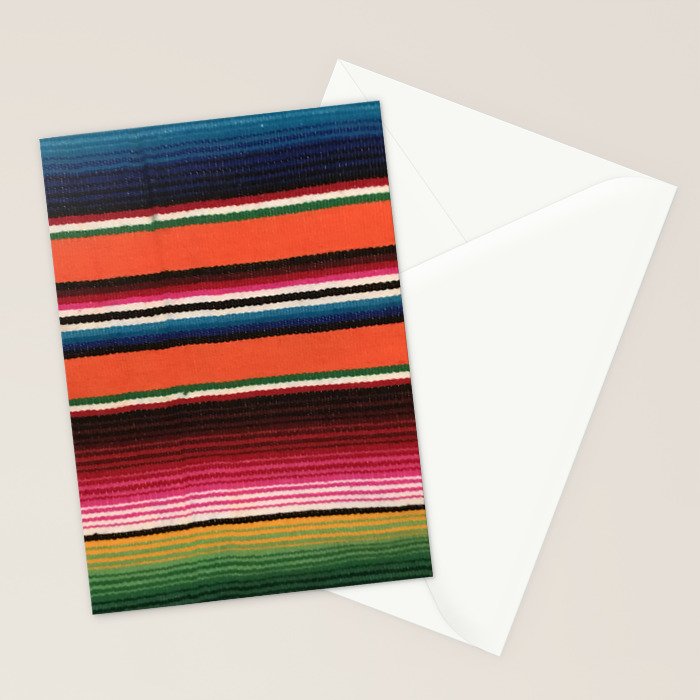 BEAUTIFUL MEXICAN SERAPE Stationery Card Gallery Image 2