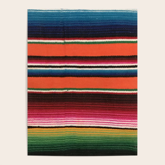 BEAUTIFUL MEXICAN SERAPE Poster Gallery Image 4