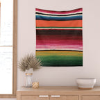 BEAUTIFUL MEXICAN SERAPE Wall Tapestry Gallery Image 2
