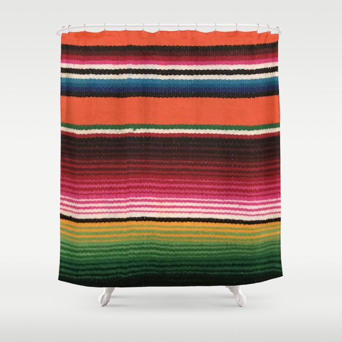 BEAUTIFUL MEXICAN SERAPE Shower Curtain Gallery Image 1