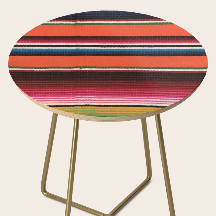 BEAUTIFUL MEXICAN SERAPE Side Table Gallery Image 2