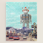 Robot in Town Jigsaw Puzzle Gallery Image 1