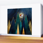 Metallic Peaks Wall Mural Gallery Image 2