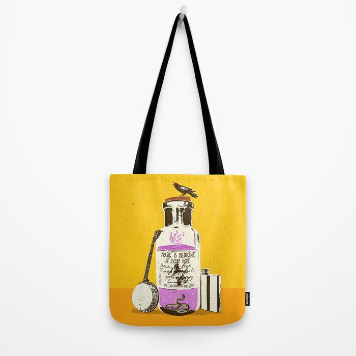 MUSIC IS MEDICINE Tote Bag Gallery Image 2