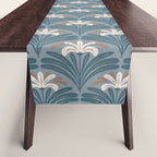 Elegant Leafy Blossoms  Table Runner Gallery Image 1