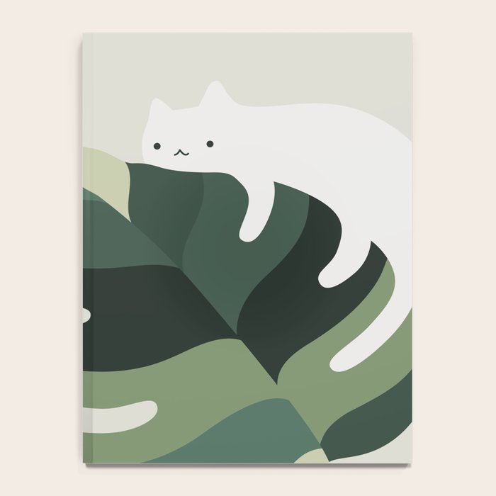 Cat and Plant 12A Notebook Gallery Image 4