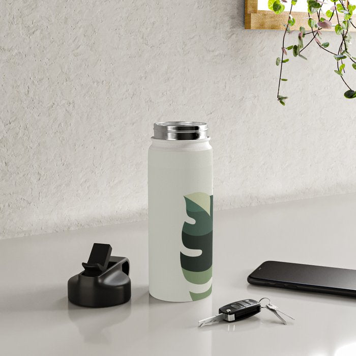 Cat and Plant 12A Water Bottle Gallery Image 4