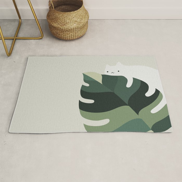 Cat and Plant 12A Rug Gallery Image 1