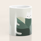 Cat and Plant 12A Coffee Mug Gallery Image 4
