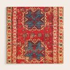 Bergama Northwest Anatolian Rug Wood Wall Art Gallery Image 1