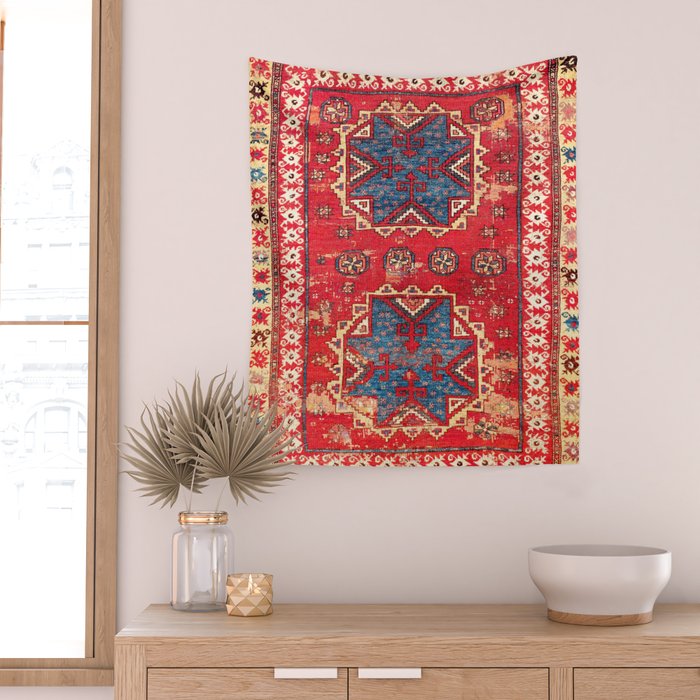 Bergama Northwest Anatolian Rug Wall Tapestry Gallery Image 2