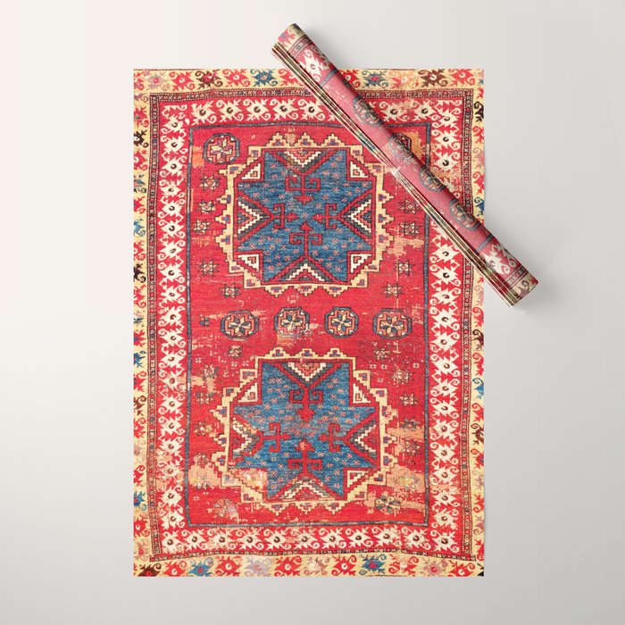 Bergama Northwest Anatolian Rug Wrapping Paper Gallery Image 1