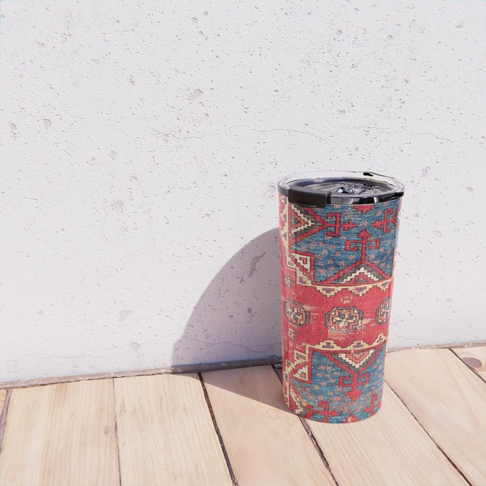 Bergama Northwest Anatolian Rug Travel Mug Gallery Image 4
