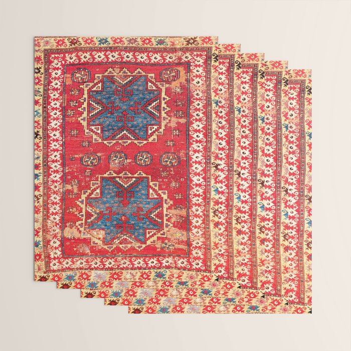 Bergama Northwest Anatolian Rug Wrapping Paper Gallery Image 3