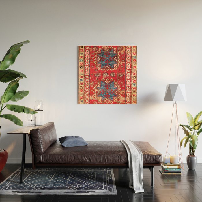 Bergama Northwest Anatolian Rug Wood Wall Art Gallery Image 2