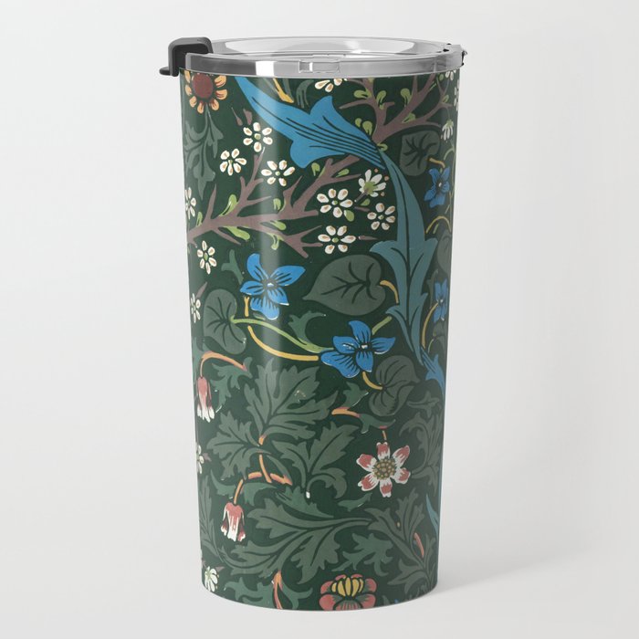 William Morris Blackthorn Pattern, 1892 Travel Mug Gallery Image 3