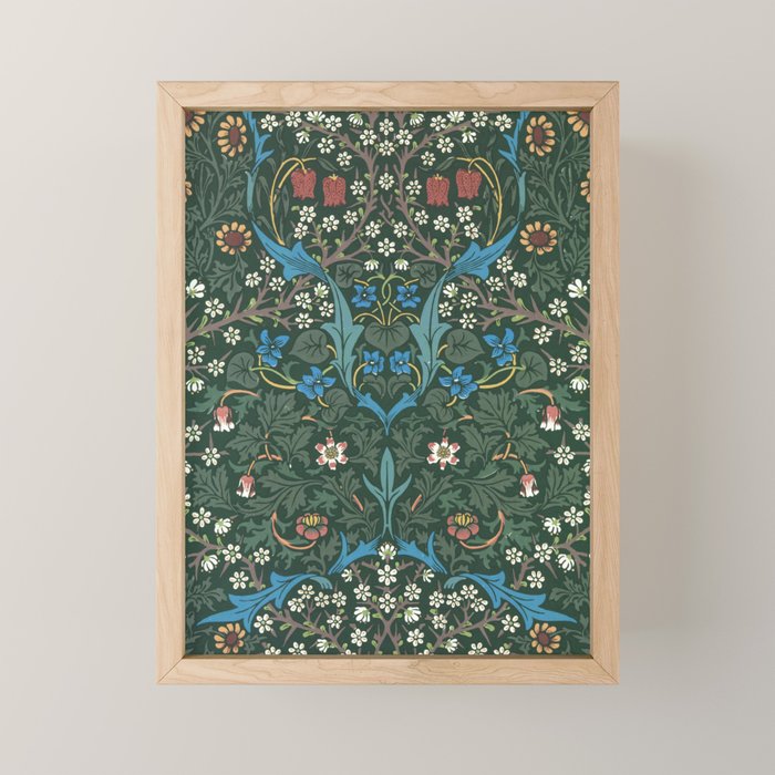 William Morris Blackthorn Pattern, 1892 Mini Art Print Gallery Image 1