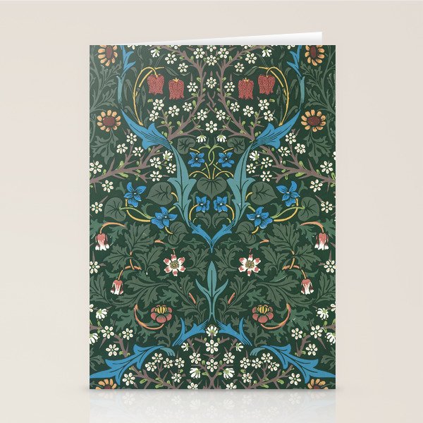 William Morris Blackthorn Pattern, 1892 Stationery Card Gallery Image 1