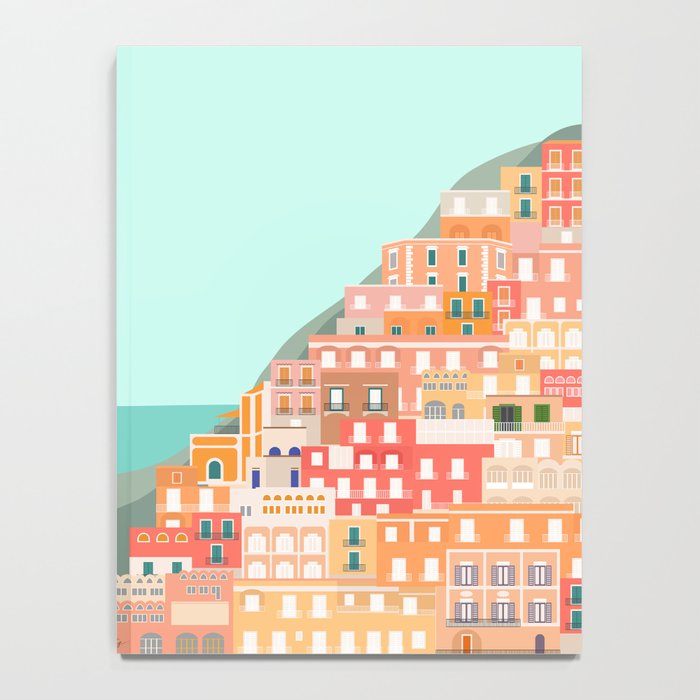 View over the Amalfi Coast, Positano, Italy Notebook Gallery Image 4