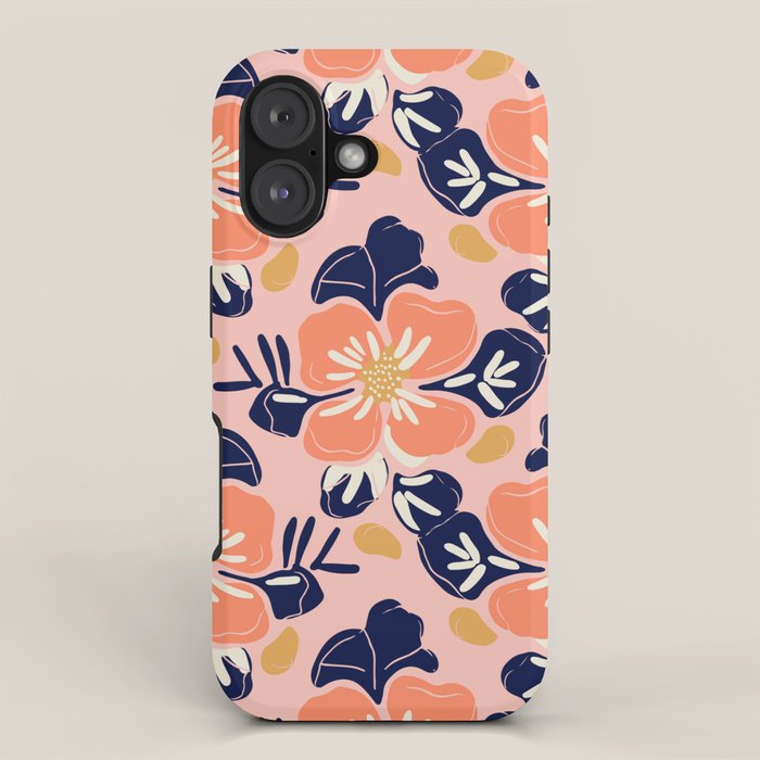 Vintage floral nature art pattern iPhone Case Gallery Image 1