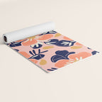 Vintage floral nature art pattern Yoga Mat Gallery Image 2