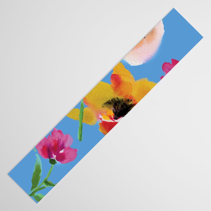 Poppies floral pinks Table Runner Gallery Image 3
