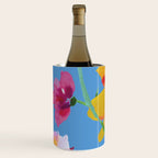 Poppies floral pinks Wine Chiller Gallery Image 2