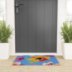 Poppies floral pinks Welcome Mat Gallery Image 3