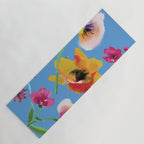 Poppies floral pinks Yoga Mat Gallery Image 1
