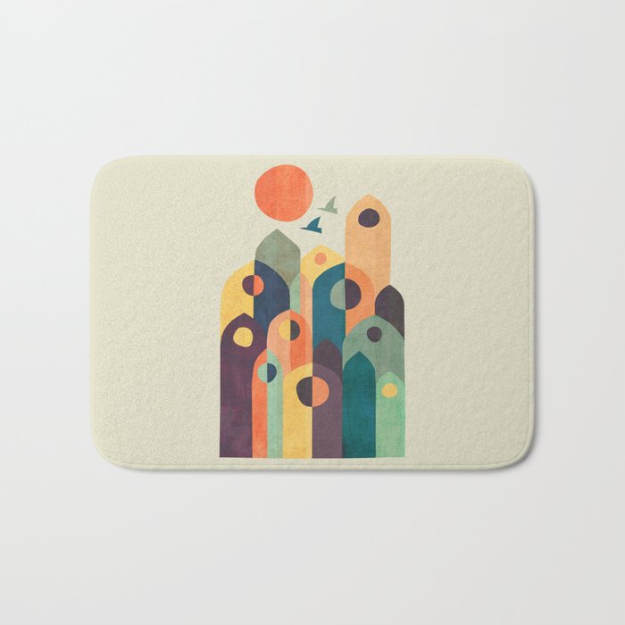 Ancient city Bath Mat Gallery Image 1