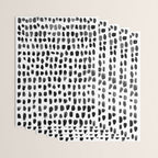 Dots (Black) Wrapping Paper Gallery Image 3