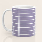 Minimal Arch XXXII Lavender Purple Modern Geometric Lines Coffee Mug Gallery Image 3