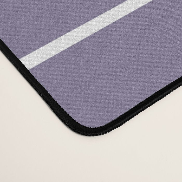 Minimal Arch XXXII Lavender Purple Modern Geometric Lines Desk Mat Gallery Image 4