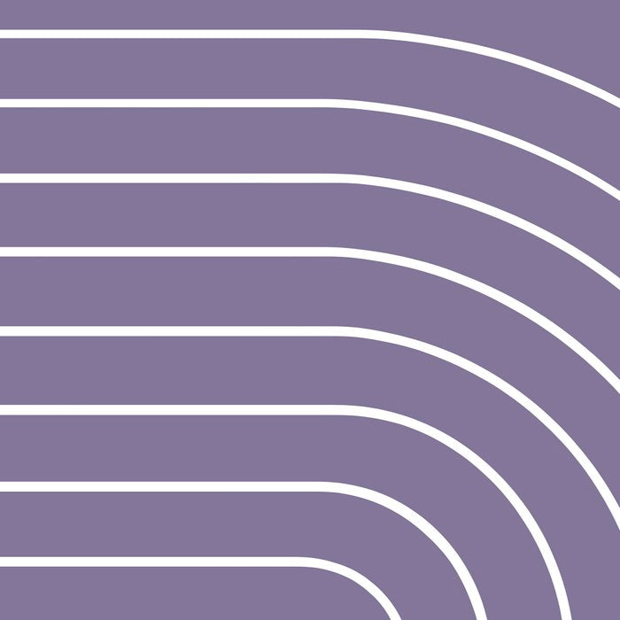 Minimal Arch XXXII Lavender Purple Modern Geometric Lines Coffee Mug Gallery Image 2