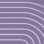Minimal Arch XXXII Lavender Purple Modern Geometric Lines Coffee Mug Gallery Image 2