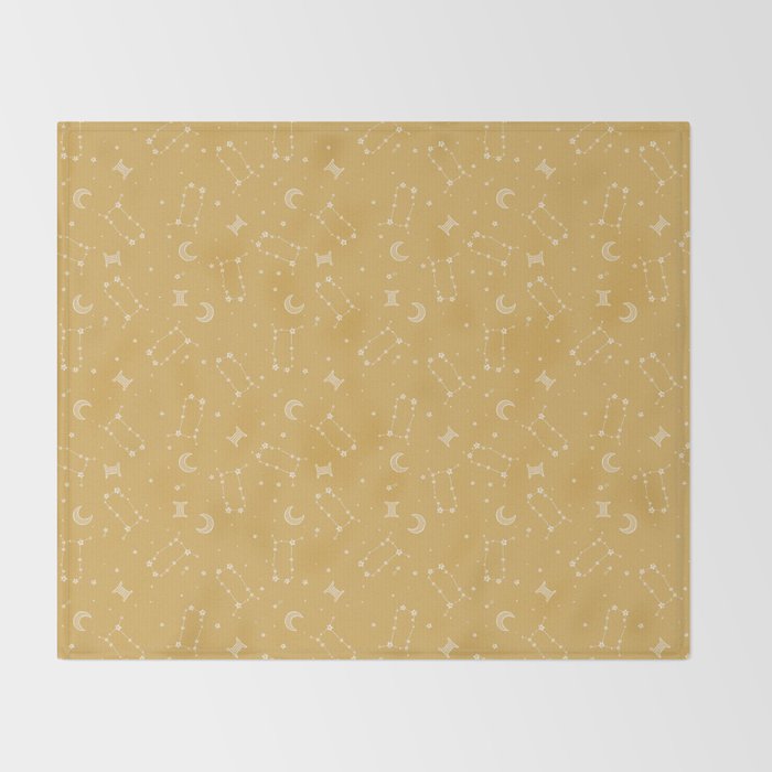 Gemini Constellation Throw Blanket Gallery Image 2