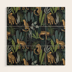 Wild Cheetah Prints Wood Wall Art Gallery Image 1