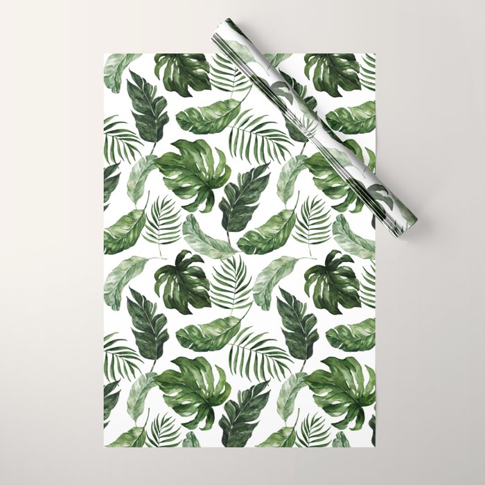 Tropical Leaf Wrapping Paper Gallery Image 1