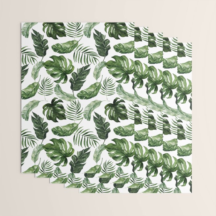 Tropical Leaf Wrapping Paper Gallery Image 3