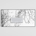 BLACK BRANCHES 2 Desk Mat Gallery Image 1