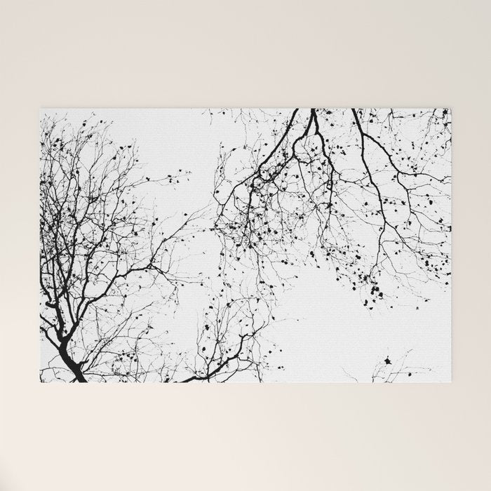 BLACK BRANCHES 2 Welcome Mat Gallery Image 1