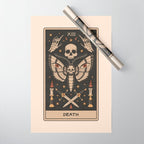 Death - Moth Tarot Wrapping Paper Gallery Image 1